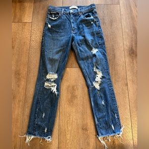 Abercrombie & Fitch Women's 4R/27 High Rise Mom Jean